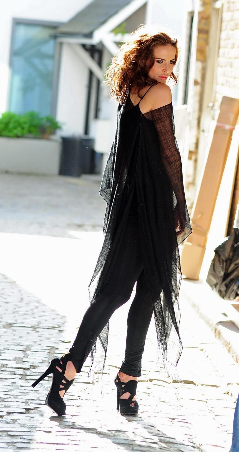 16P Sophie Anderton posing in see-through top at the photoshoot in Notting Hill
