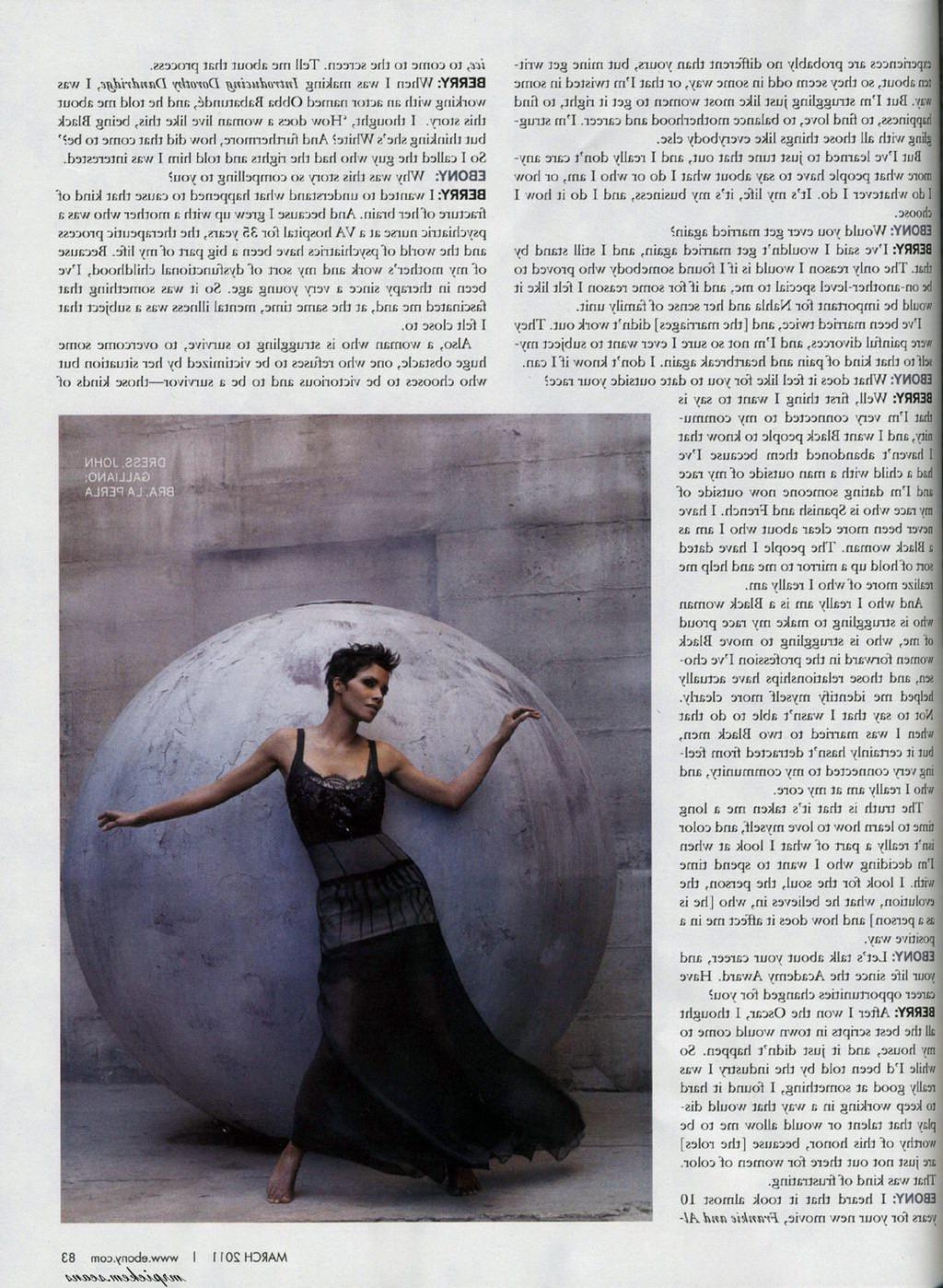 16P Halle Berry in very hot photoshoot for the Ebony Magazine March 2011 issue