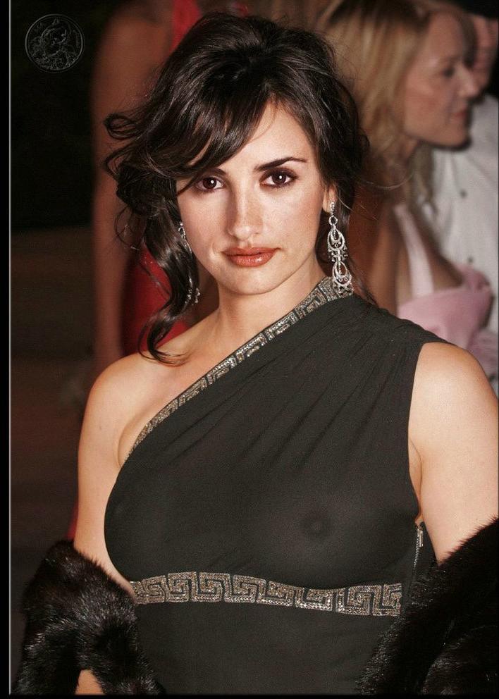 16P Hot brunette celebrity Penelope Cruz on bondage and doing differ