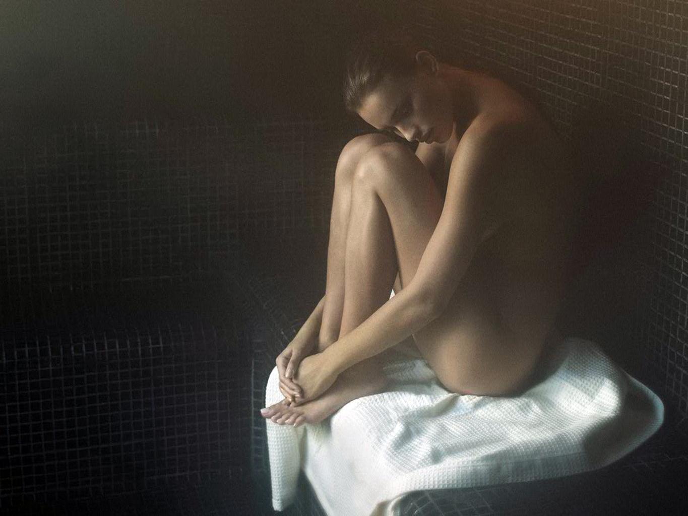 16P Irina Shayk nude but hiding for Germaine de Cappuccini Xperience photoshoot