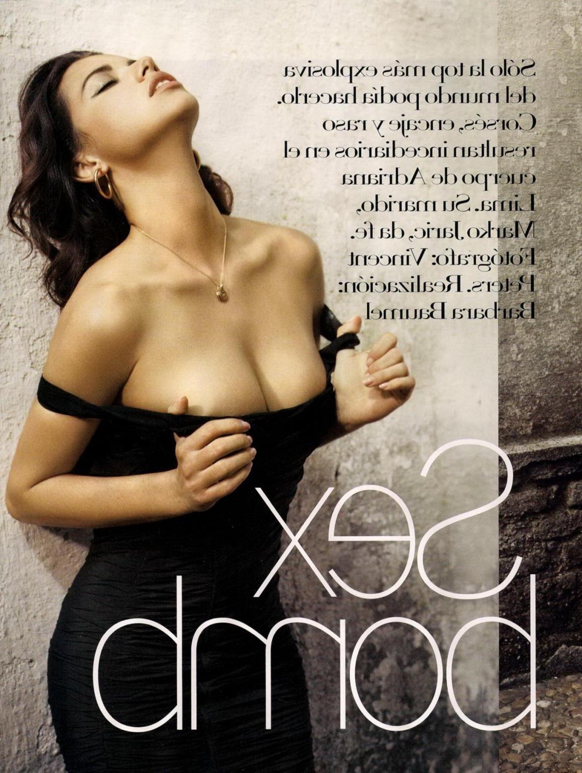 16P Adriana Lima in Vogue Espana's 'Sex Bomb' photoshoot