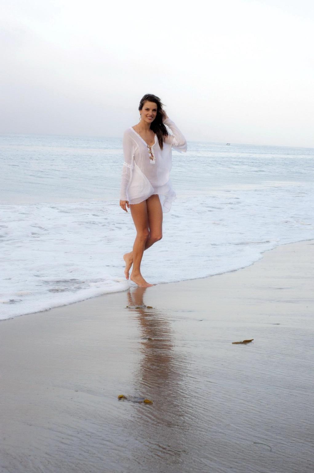 16P Alessandra Ambrosio in very hot beach photoshoot for the PhotoFund