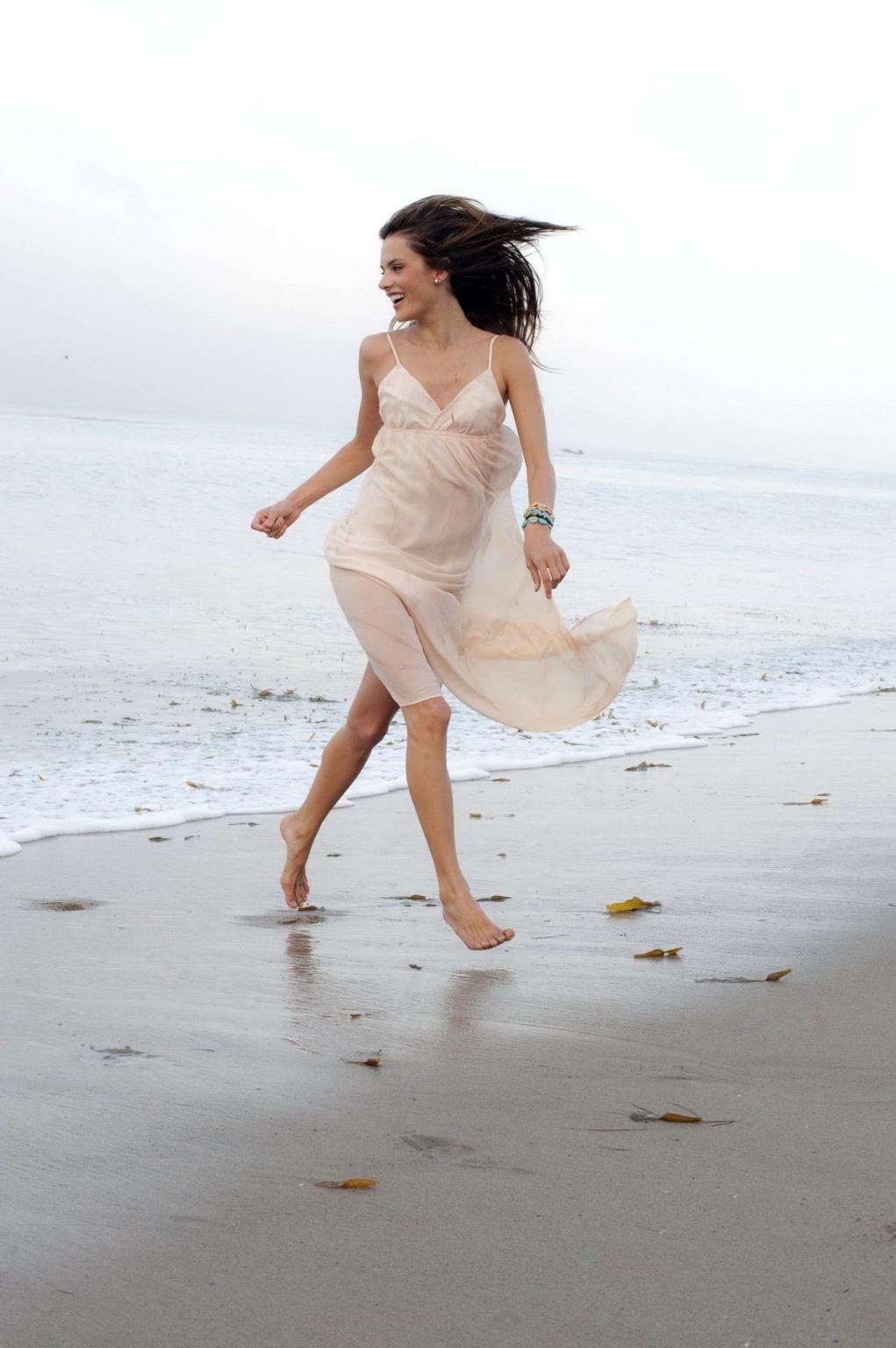 16P Alessandra Ambrosio in very hot beach photoshoot for the PhotoFund