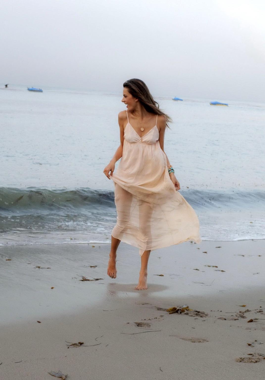 16P Alessandra Ambrosio in very hot beach photoshoot for the PhotoFund
