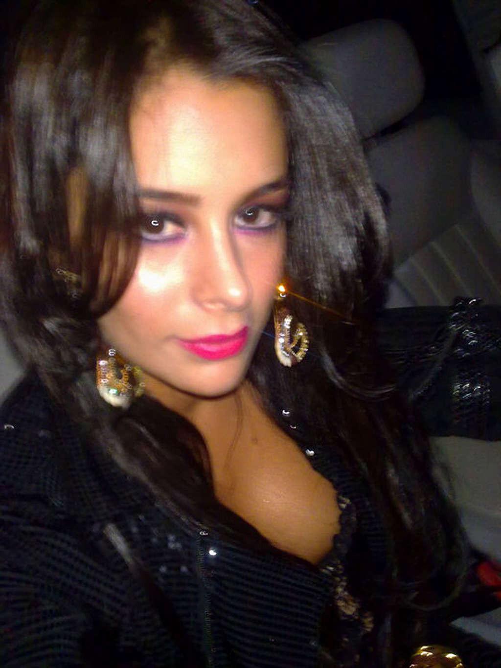 9P Larissa Riquelme exposing her nice big tits and ass in photoshoot