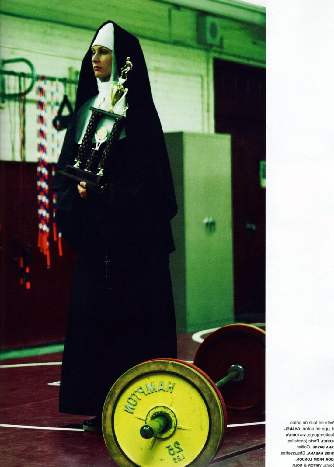 16P Miranda Kerr topless wearing schoolgirl outfit in Numero June photoshoot