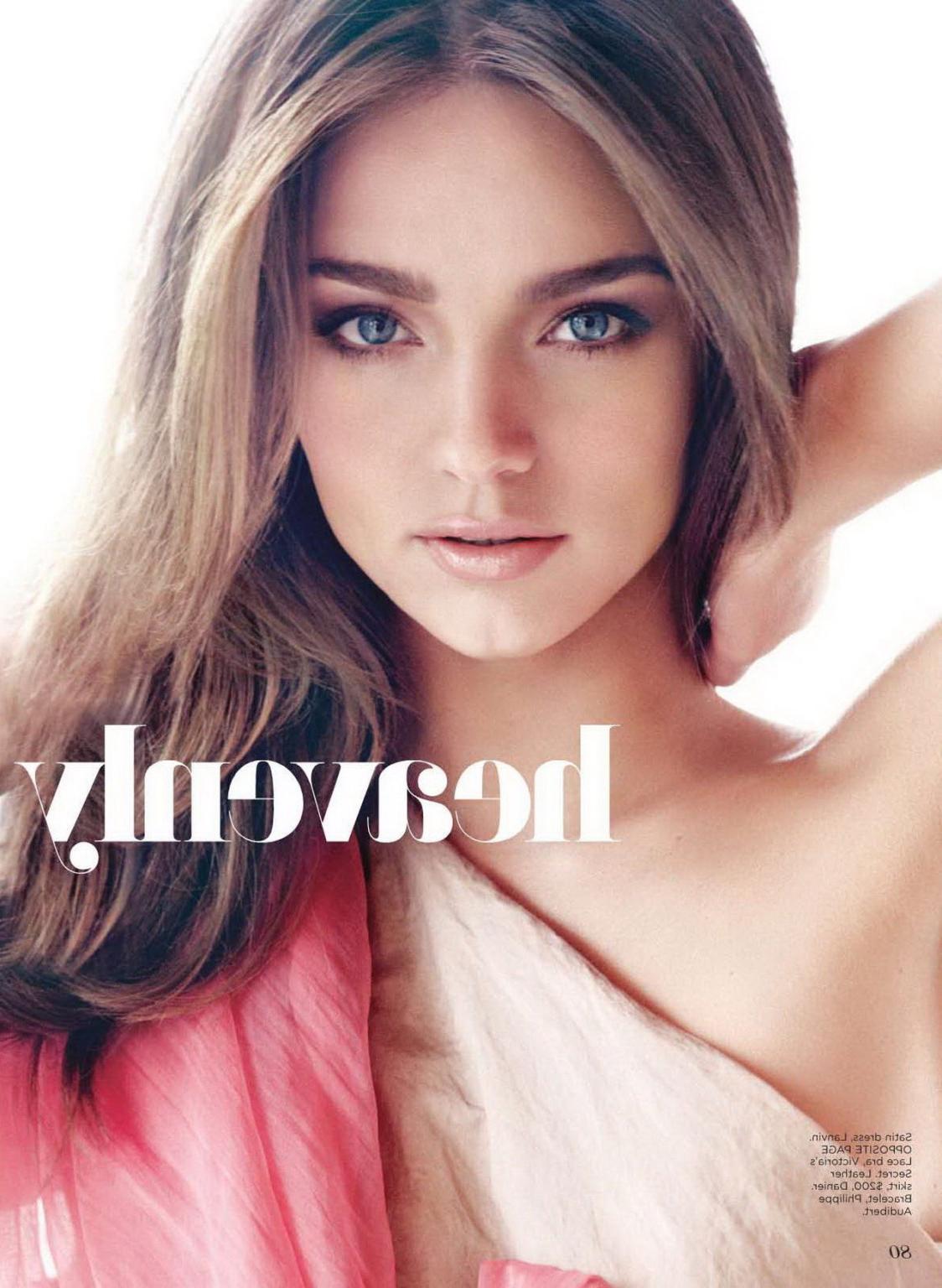 15P Miranda Kerr showing off her perky little tits in Summer 2010 issue of i-D 'zine
