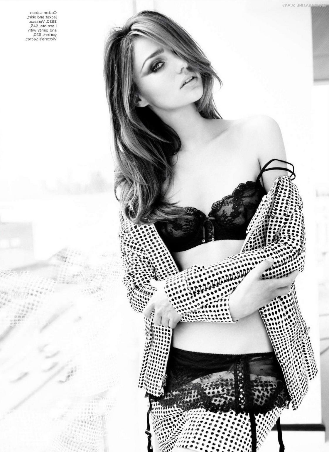 15P Miranda Kerr showing off her perky little tits in Summer 2010 issue of i-D 'zine