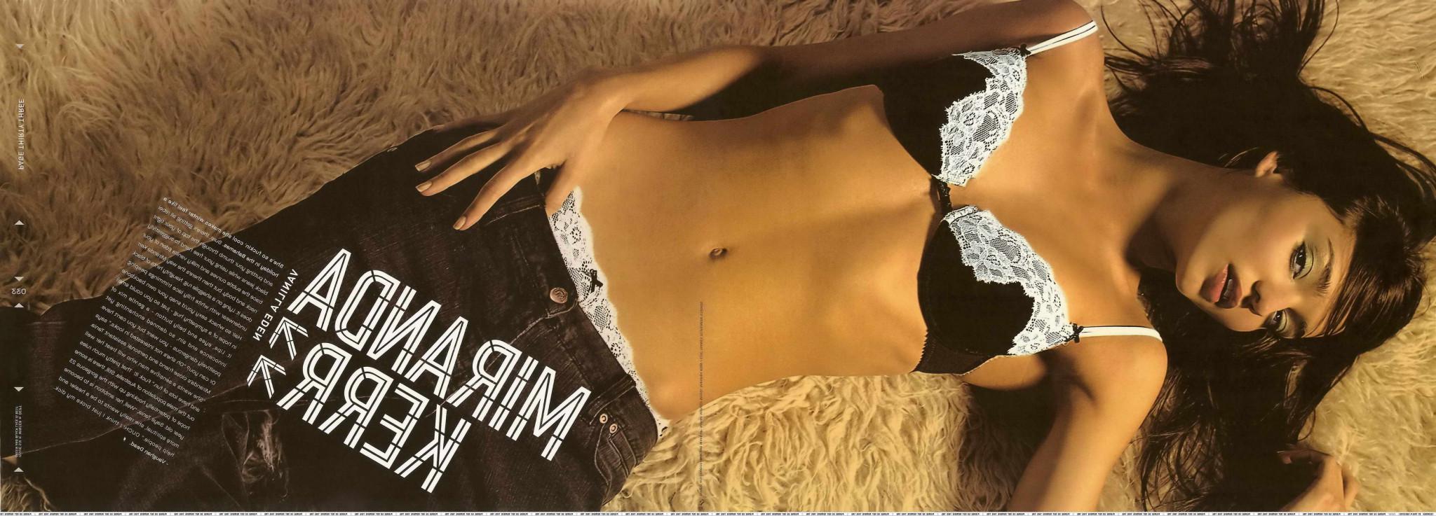 15P Miranda Kerr showing off her perky little tits in Summer 2010 issue of i-D 'zine