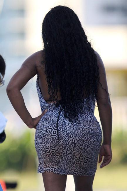 15P Lil Kim huge big boobs and round fat ass