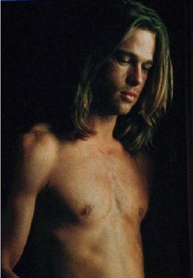 16P The sexy super actor Brad Pitt nude body