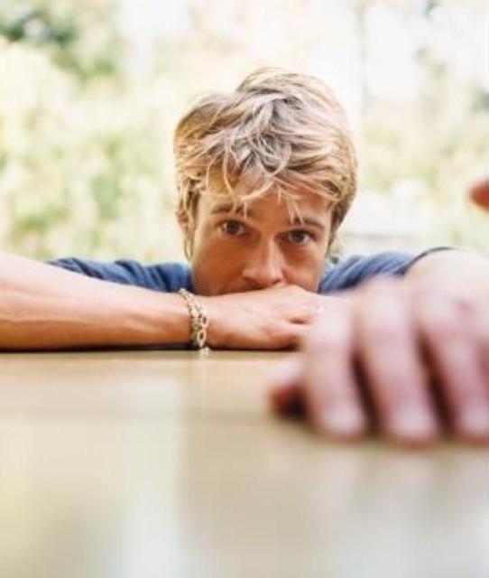 16P The sexy super actor Brad Pitt nude body