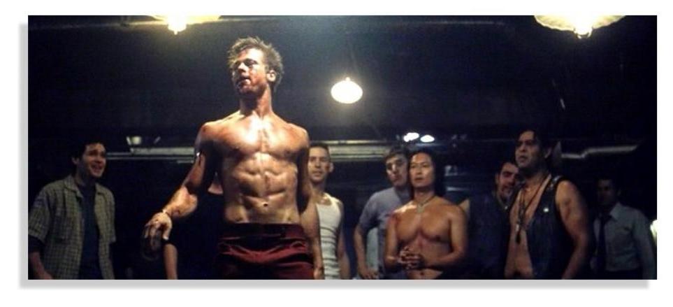 16P The sexy super actor Brad Pitt nude body