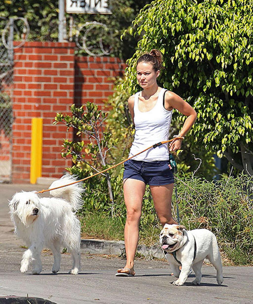 10P Olivia Wilde posing topless and sexy for some photoshoot and almost upskirt