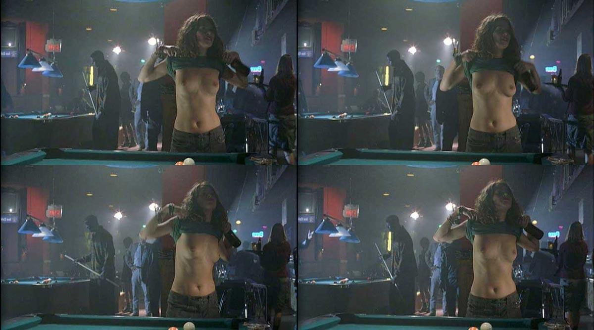 14P Anna Friel showing her nice perky tits