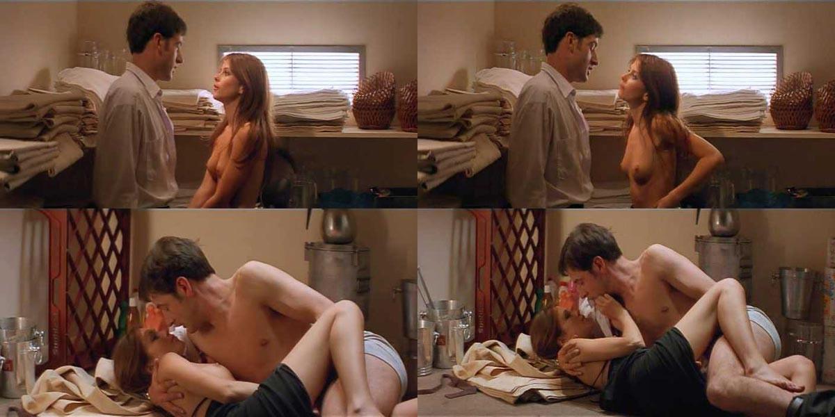 14P Anna Friel showing her nice perky tits