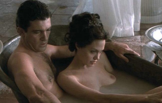 15P Angelina Jolie gorgeous exposed big boobs