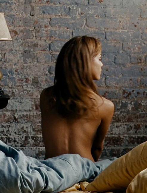 16P Jessica Alba see thru perfect perky tits