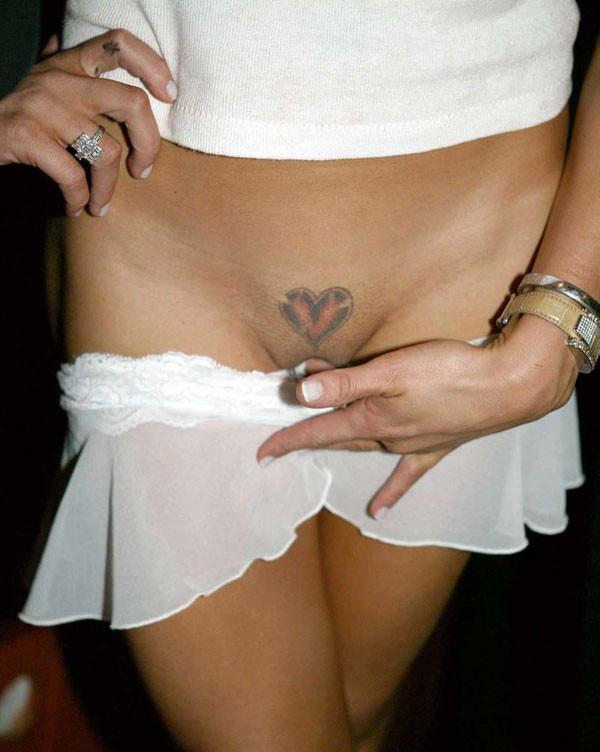16P Katie Price Jordan exposed her tatoo pussy and huge tits