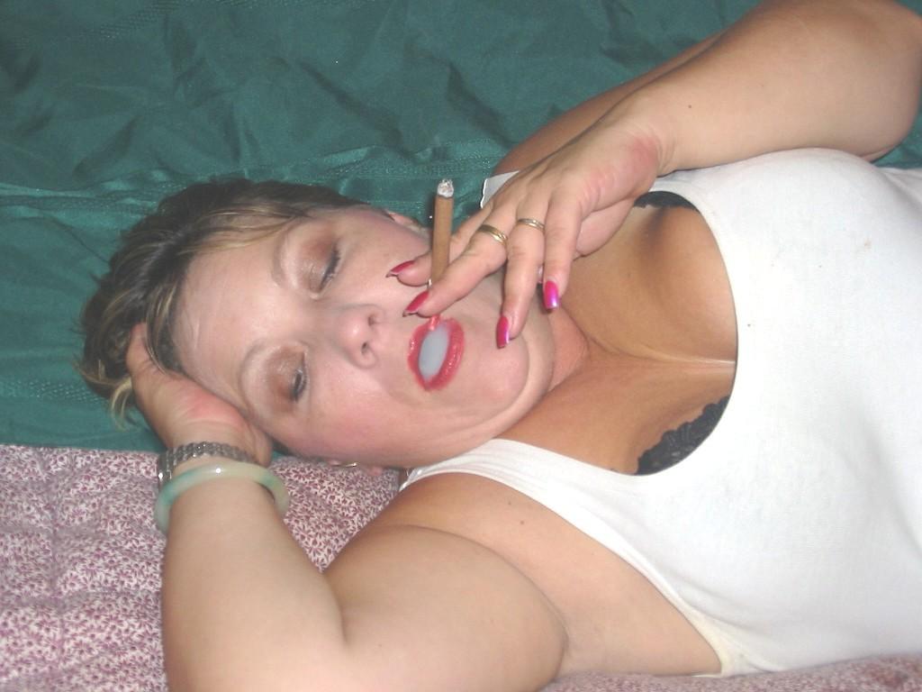 16P Dawn enjoys a tipped cigar