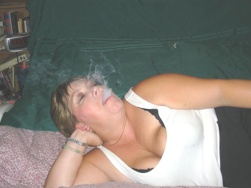 16P Dawn enjoys a tipped cigar
