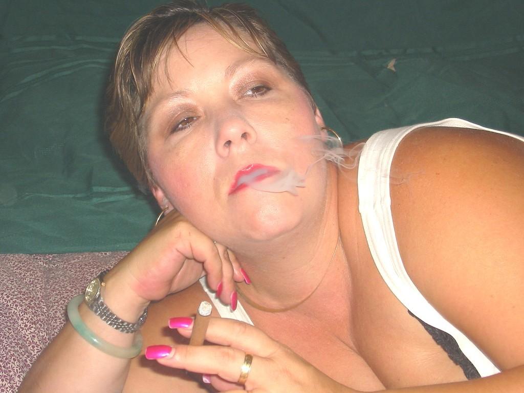 16P Dawn enjoys a tipped cigar