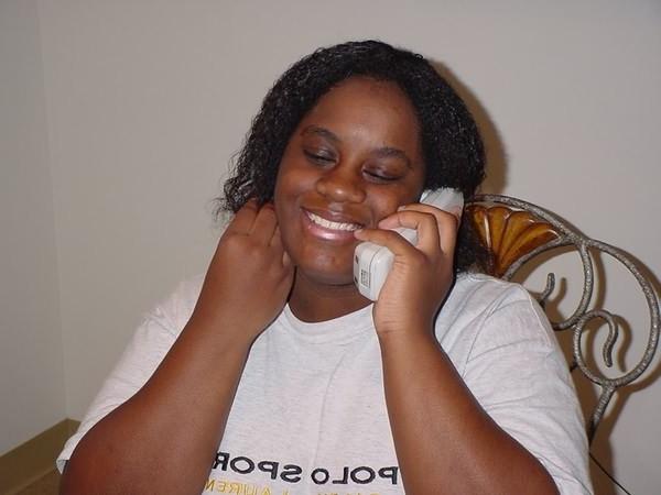 18P Fat hand on phone other black hand on pussy