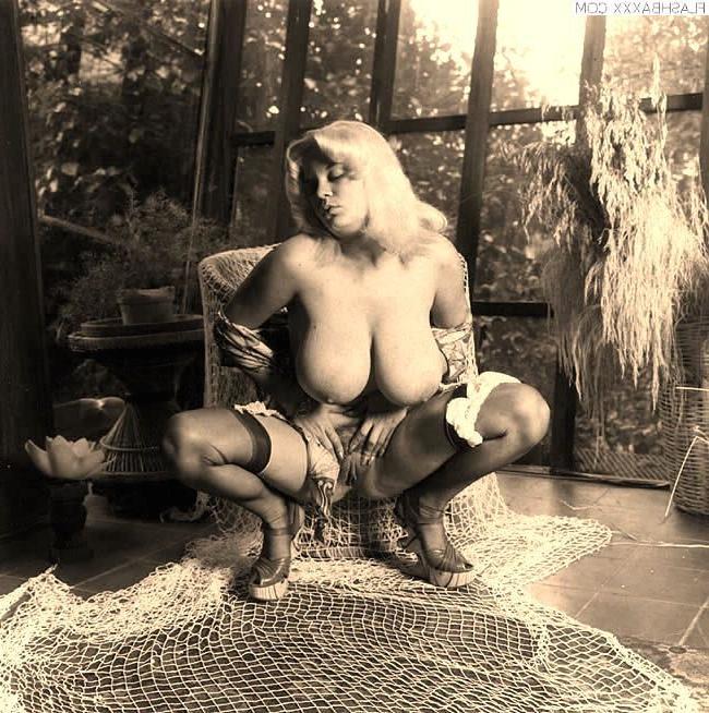 16P Giant hooter babes from a rare retro porn collection