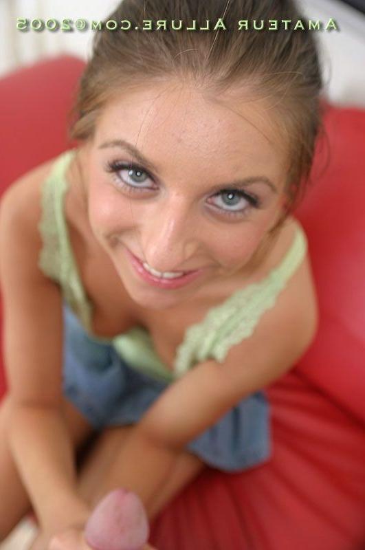 15P Cute Brunette takes a massive load in her mouth
