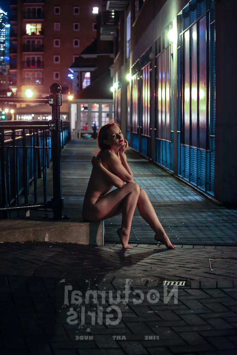 6P Anita posing in the night  time