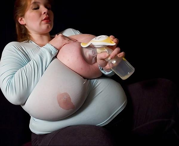 5P Anorie Collins Pumpsing MASSIVE Milk Jugs