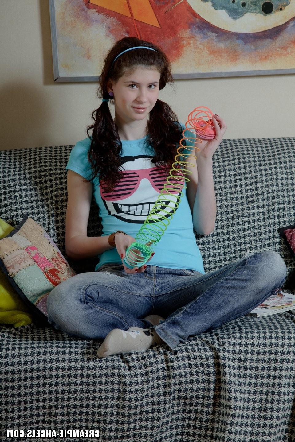 12P Teen snatch fucked and creampied