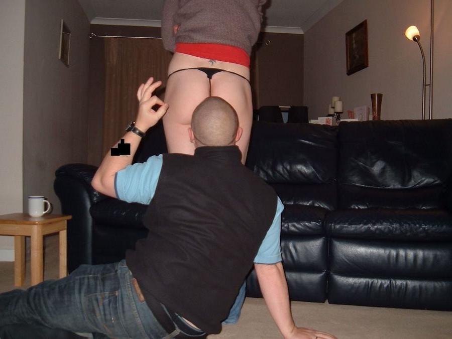 15P Amateur GF gets spanked and facialed in handcuffs