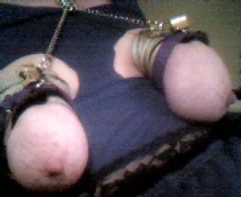 15P Who can resist a set of tied tits?