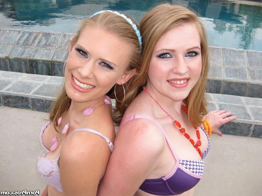 16P Babe gets creampied and cum swaps a huge load with her friend