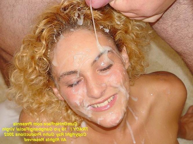 16P Blonde babe group sex and messy facial