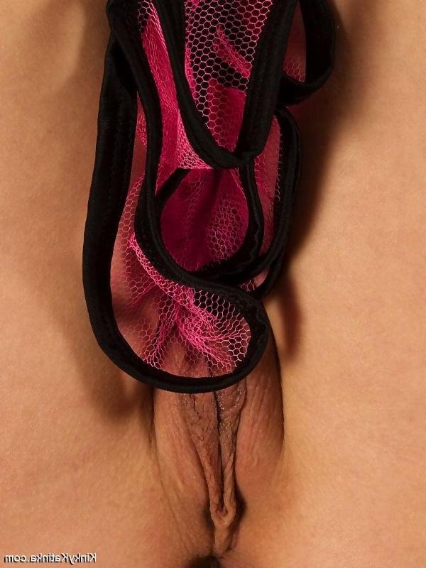 16P Dressed in kinky wear Katinka gets out the dildo