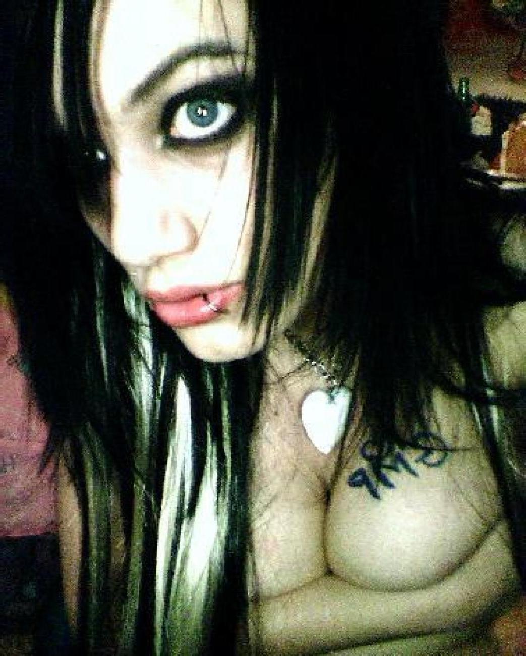 16P Real goth and emo girls show off their hot freaky bodies