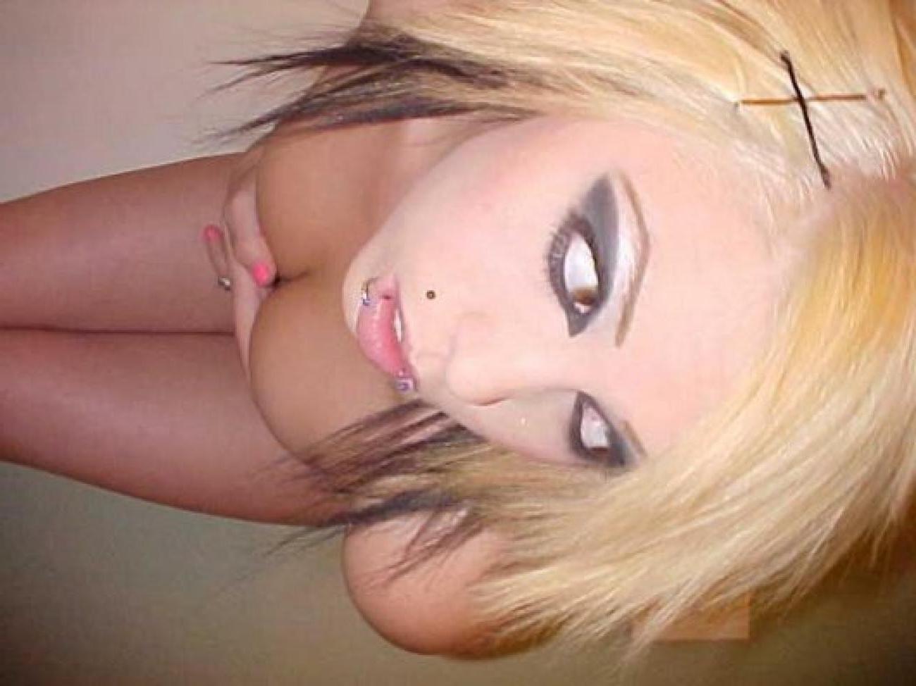 16P Real goth and emo girls show off their hot freaky bodies