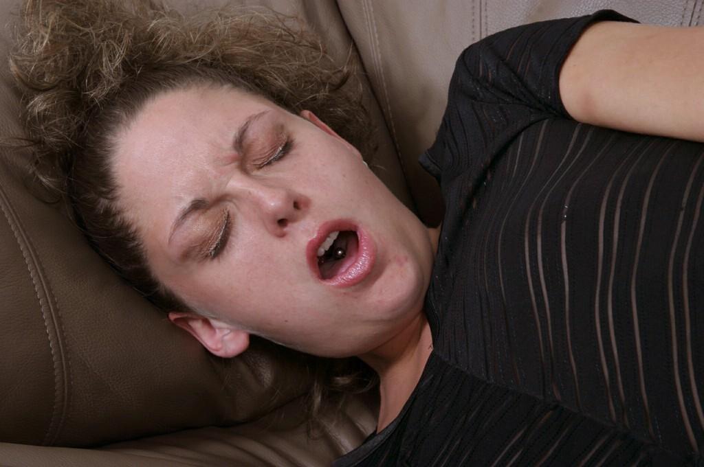 16P Teen fingers herself while she gets spanked hard