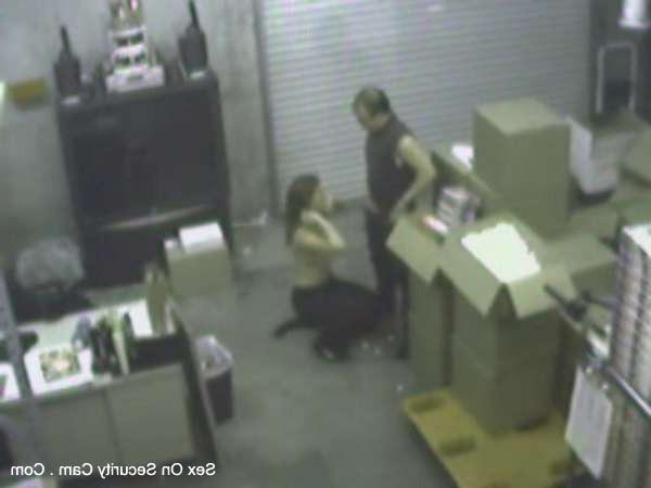 17P Blowjob in the storage room caught by security cam