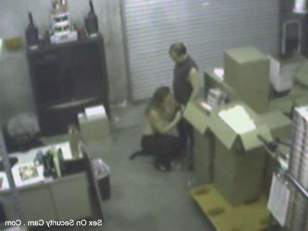 17P Blowjob in the storage room caught by security cam