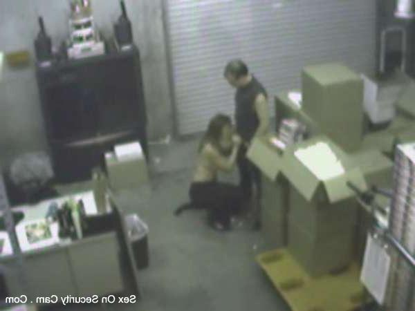 17P Blowjob in the storage room caught by security cam