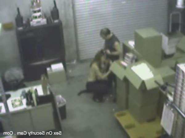 17P Blowjob in the storage room caught by security cam
