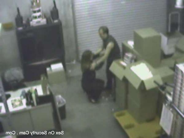 17P Blowjob in the storage room caught by security cam