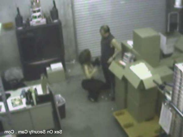 17P Blowjob in the storage room caught by security cam