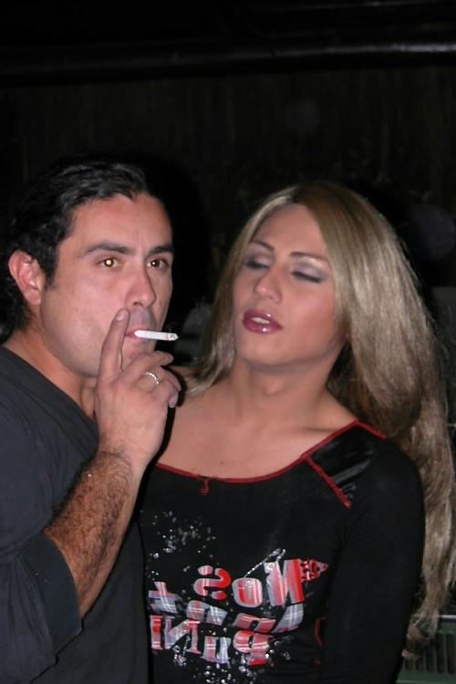 16P Blonde latin shemale takes some cock