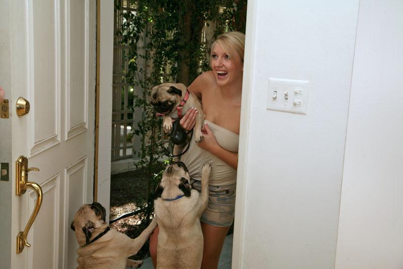 17P Married couple seducing a cute blonde teenie into threesome ffm