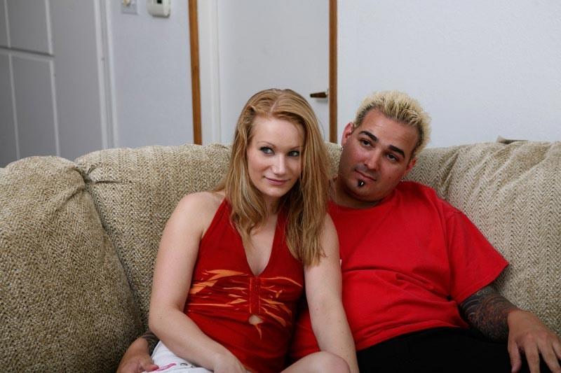16P Cute innocent teen fucking mature couple