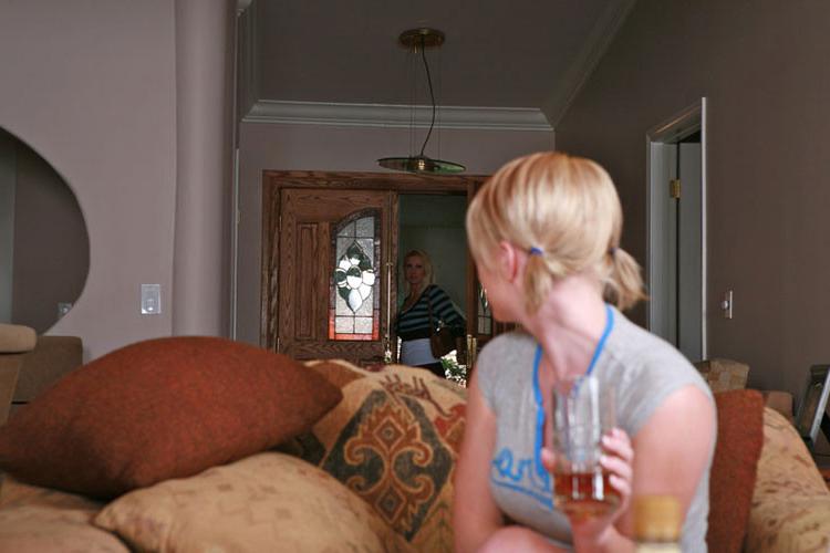 16P Cute blonde teen &amp;amp; older couple double blowjob and threesome